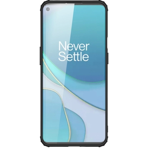 OnePlus 9 Pro Kılıf Volks Serisi Kenarları Silikon Arkası Şeffaf Sert Kapak - Lacivert