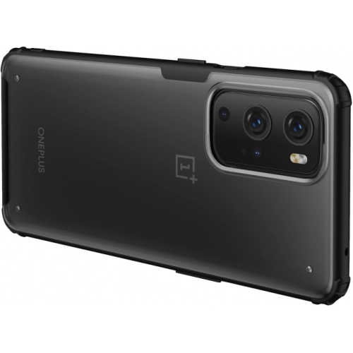 OnePlus 9 Pro Kılıf Volks Serisi Kenarları Silikon Arkası Şeffaf Sert Kapak - Lacivert