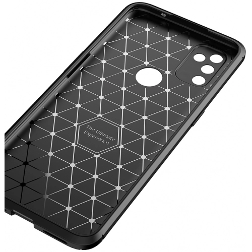 OnePlus Nord N100 Kılıf Silikon Parmak İzi Bırakmayan Karbon Soft Negro Kapak - Lacivert