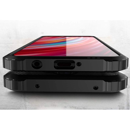 Oppo A5 2020 Kılıf Zırhlı Tank Crash Silikon Kapak - Lacivert