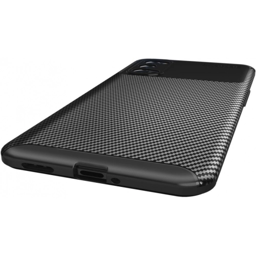 Oppo Reno 4 Kılıf Silikon Parmak İzi Bırakmayan Karbon Soft Negro Kapak - Lacivert