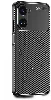 Realme 10 Kılıf Karbon Serisi Mat Fiber Silikon Negro Kapak - Lacivert