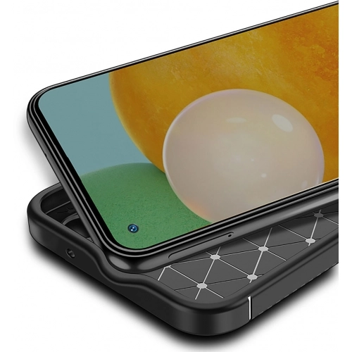 Realme 10 Kılıf Silikon Parmak İzi Bırakmayan Karbon Soft Negro Kapak - Lacivert