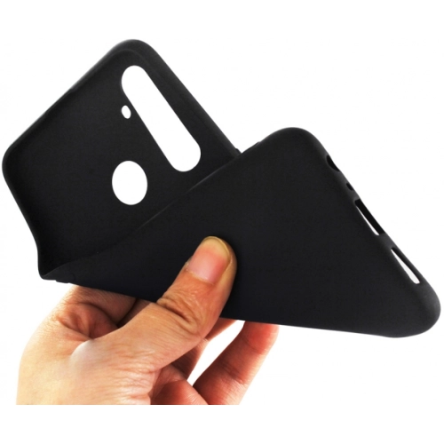 Realme 5 Pro Kılıf İnce Soft Mat Renkli Esnek Silikon Kapak - Mürdüm