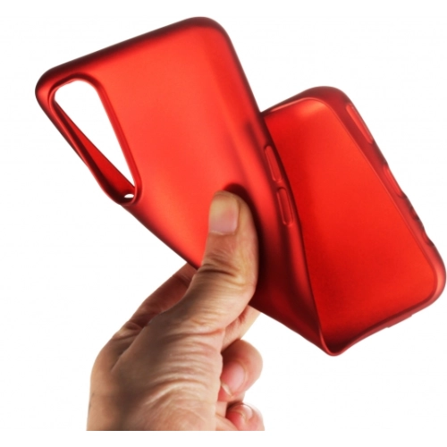 Realme 7 Kılıf İnce Soft Mat Renkli Esnek Silikon Kapak - Mürdüm