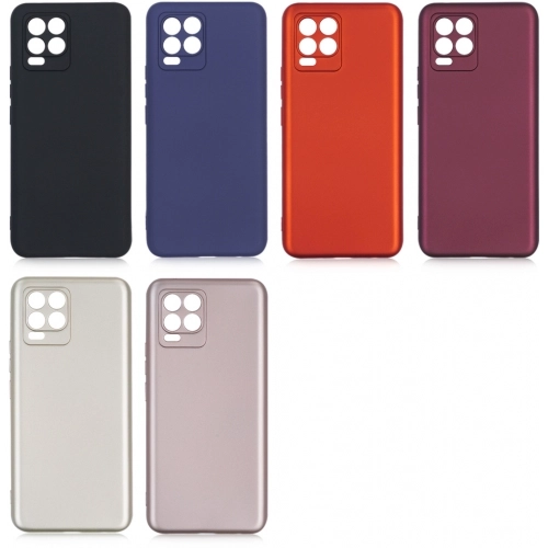 Realme 8 Pro Kılıf İnce Soft Mat Renkli Esnek Silikon Kapak - Rose Gold