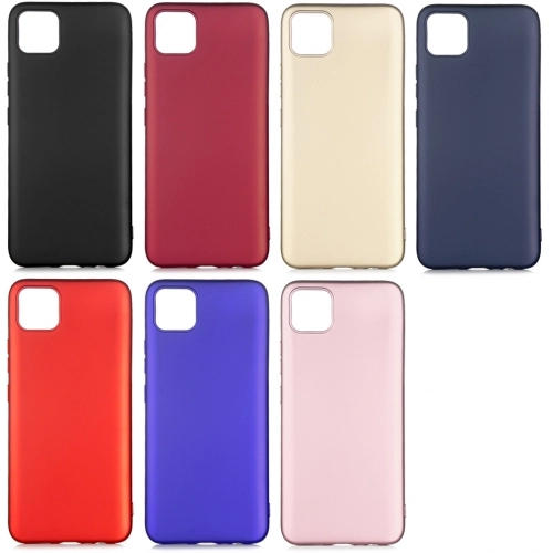 Realme C11 Kılıf İnce Soft Mat Renkli Esnek Silikon Kapak - Rose Gold