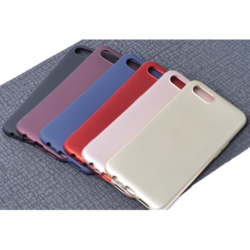 Realme C2 Kılıf İnce Soft Mat Renkli Esnek Silikon Kapak - Rose Gold