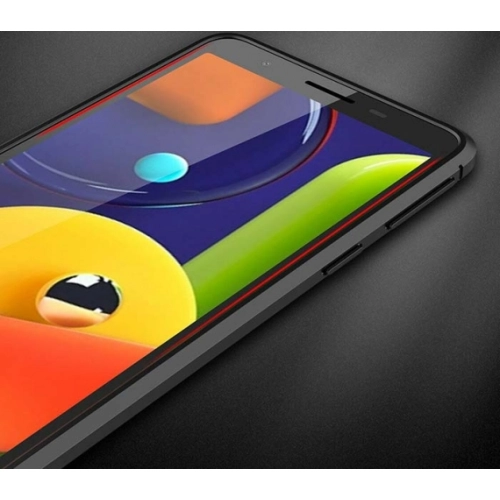 Samsung Galaxy A01 Core Kılıf Deri Görünümlü Lüks Parmak İzi Bırakmaz Niss Silikon Kapak - Lacivert