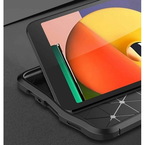 Samsung Galaxy A01 Core Kılıf Deri Görünümlü Lüks Parmak İzi Bırakmaz Niss Silikon Kapak - Lacivert