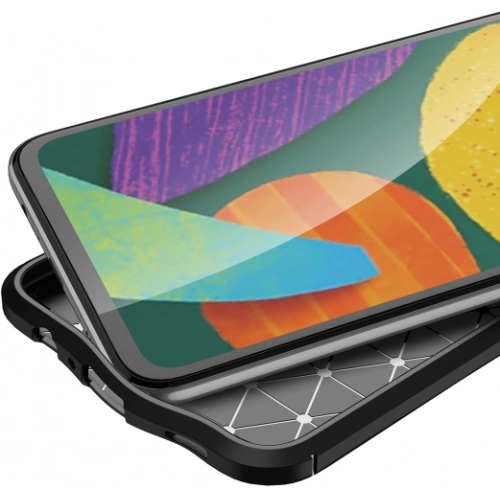 Samsung Galaxy A03s Kılıf Deri Görünümlü Lüks Parmak İzi Bırakmaz Niss Silikon Kapak - Lacivert