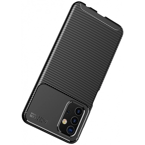 Samsung Galaxy A32 4G Kılıf Silikon Parmak İzi Bırakmayan Karbon Soft Negro Kapak - Lacivert