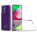 Samsung Galaxy A72 Kılıf Korumalı Kenarları Silikon Arkası Sert Coss Kapak  - Şeffaf