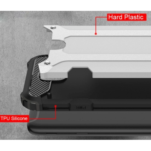 Samsung Galaxy J5 Pro Kılıf Zırhlı Tank Crash Silikon Kapak - Gold