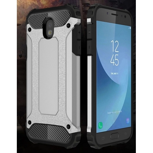 Samsung Galaxy J5 Pro Kılıf Zırhlı Tank Crash Silikon Kapak - Gold