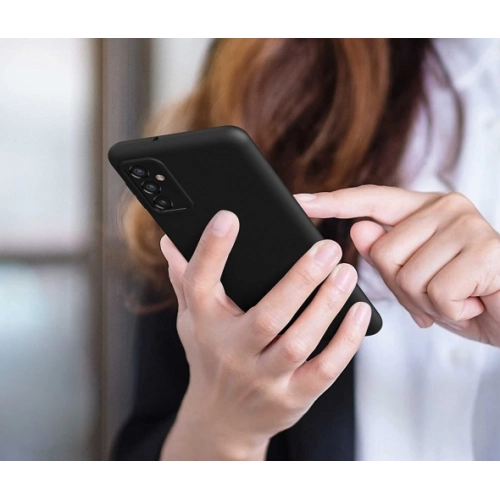 Samsung Galaxy M13 Kılıf Silikon Mat Esnek Kamera Korumalı Biye Kapak - Kırmızı