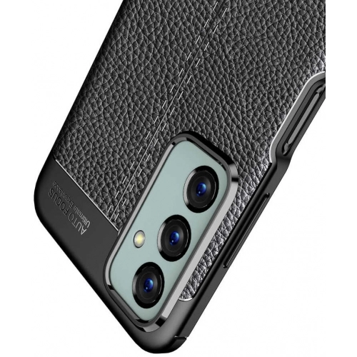 Samsung Galaxy M23 5G Kılıf Deri Görünümlü Lüks Parmak İzi Bırakmaz Niss Silikon Kapak - Lacivert