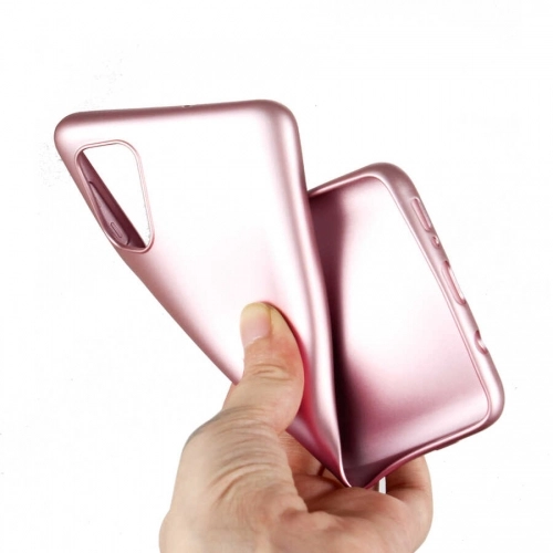 Samsung Galaxy M31s Kılıf İnce Soft Mat Renkli Esnek Silikon Kapak - Mürdüm