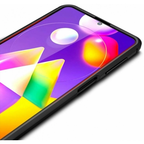 Samsung Galaxy M51 Kılıf Deri Görünümlü Lüks Parmak İzi Bırakmaz Niss Silikon Kapak - Lacivert