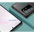 Samsung Galaxy Note 20 Ultra Kılıf Volks Serisi Kenarları Silikon Arkası Şeffaf Sert Kapak - Lacivert