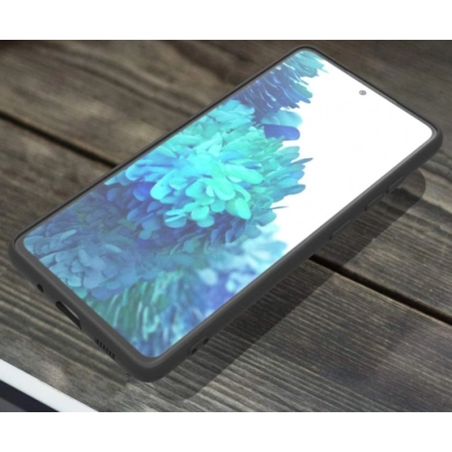 Samsung Galaxy S20 FE Kılıf Silikon Mat Esnek Kamera Korumalı Biye Kapak - Mavi