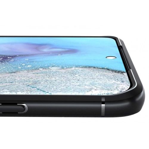 Samsung Galaxy S20 Kılıf Renkli Silikon Yüzüklü Standlı Auto Focus Ravel Kapak - Kırmızı