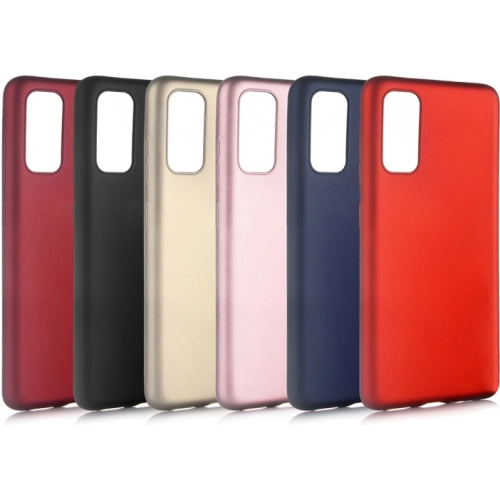 Samsung Galaxy S20 Kılıf İnce Soft Mat Renkli Esnek Silikon Kapak - Mürdüm