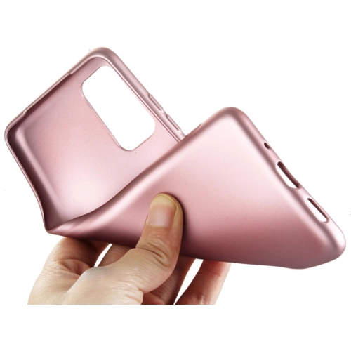 Samsung Galaxy S20 Plus Kılıf İnce Soft Mat Renkli Esnek Silikon Kapak - Gold