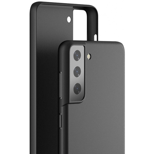 Samsung Galaxy S21 Kılıf Mat Şeffaf Esnek Kaliteli Ultra İnce PP Silikon 0.2mm - Beyaz