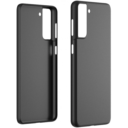 Samsung Galaxy S21 Kılıf Mat Şeffaf Esnek Kaliteli Ultra İnce PP Silikon 0.2mm - Beyaz