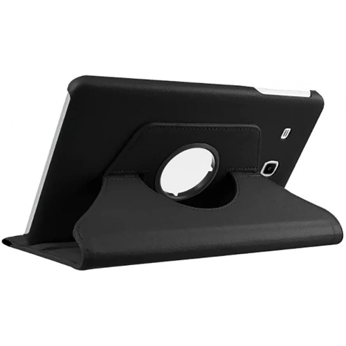 Samsung Galaxy Tab E T560 Tablet Kılıfı 360 Derece Dönebilen Standlı Kapak - Mavi