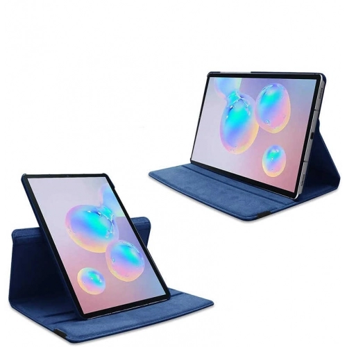 Samsung Galaxy Tab S7 FE T737 Tablet Kılıfı 360 Derece Dönebilen Standlı Kapak - Pembe