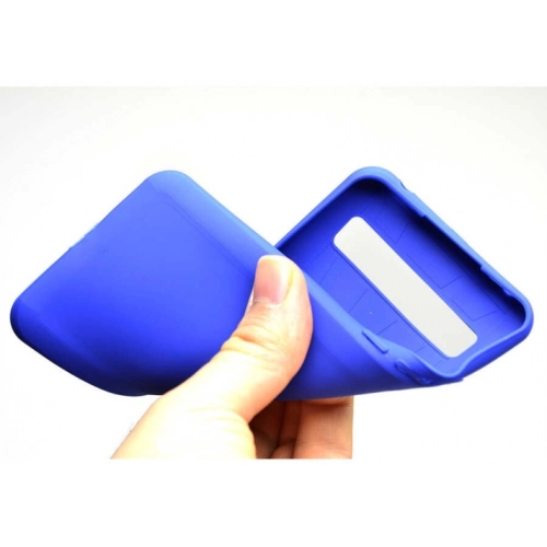 TCL 10 Plus Kılıf Silikon Mat Esnek Kamera Korumalı Biye Kapak - Mavi