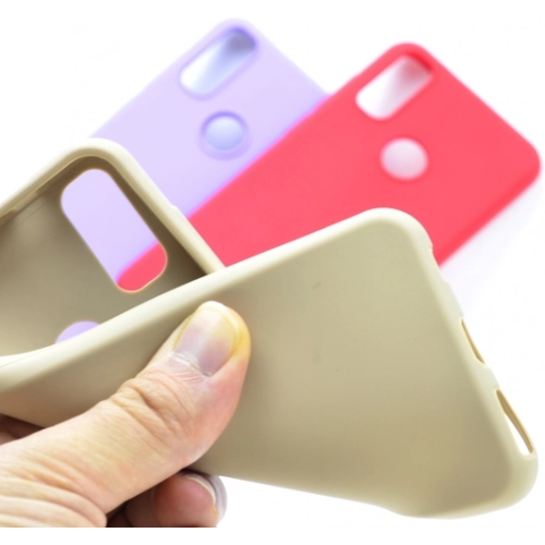 Vestel Venus E5 Kılıf Silikon Mat Esnek Kamera Korumalı Biye Kapak - Mor