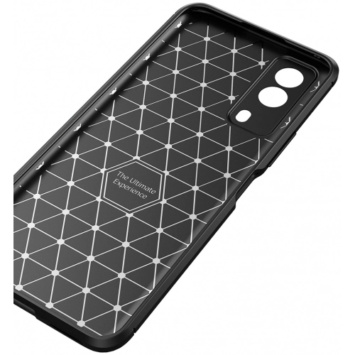 Vivo Y53s Kılıf Silikon Parmak İzi Bırakmayan Karbon Soft Negro Kapak - Lacivert