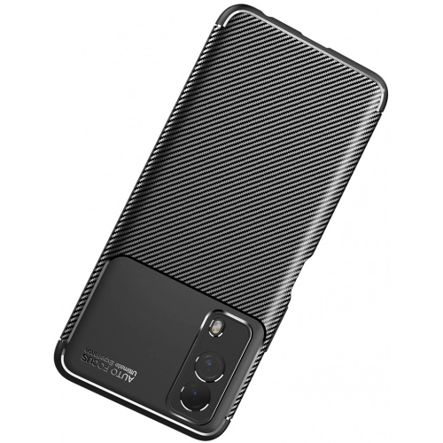 Vivo Y53s Kılıf Silikon Parmak İzi Bırakmayan Karbon Soft Negro Kapak - Lacivert