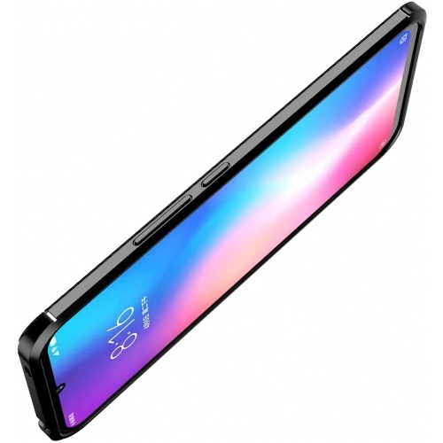 Xiaomi Mi 10 Lite Kılıf Silikon Parmak İzi Bırakmayan Karbon Soft Negro Kapak - Lacivert