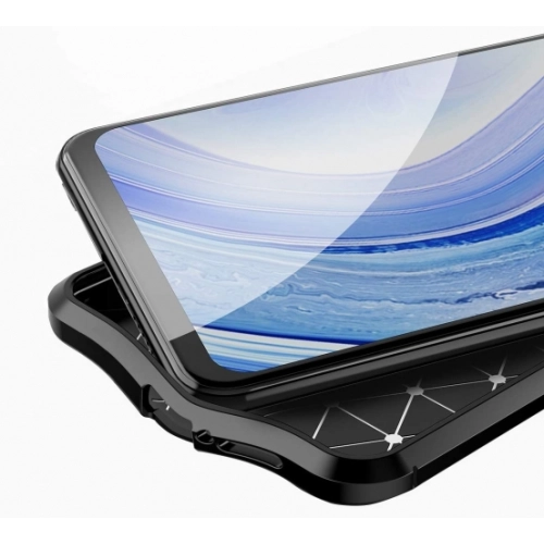 Xiaomi Mi 10 Lite Kılıf Deri Görünümlü Lüks Parmak İzi Bırakmaz Niss Silikon Kapak - Lacivert