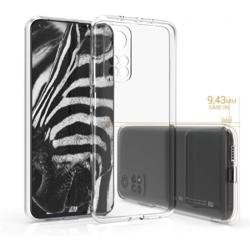 Xiaomi Mi 10T Pro Kılıf Kamera Korumalı Esnek Silikon Kapak - Şeffaf