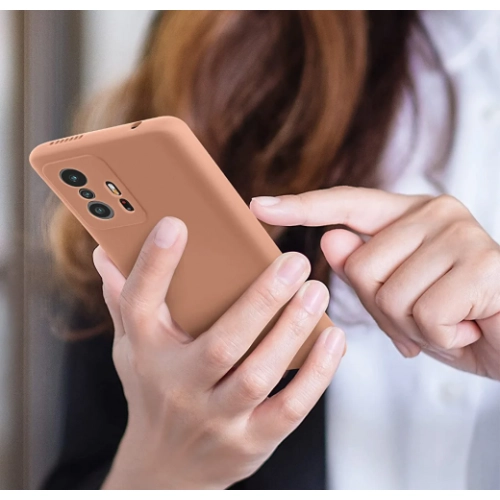 Xiaomi Mi 11T Kılıf İçi Kadife Mat Mara Lansman Silikon Kapak - Lacivert