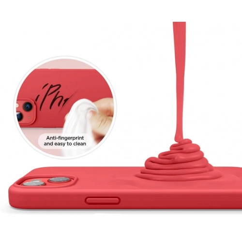 Xiaomi Mi 11T Kılıf İçi Kadife Mat Mara Lansman Silikon Kapak - Pembe