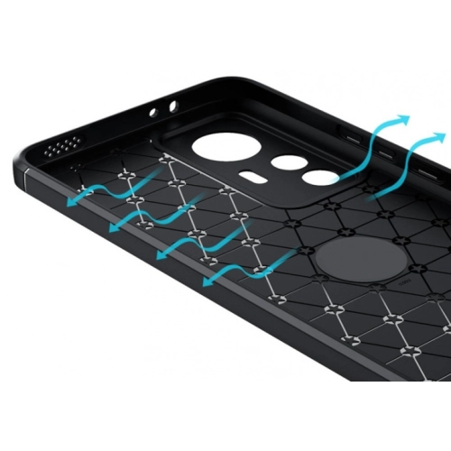 Xiaomi Mi 12T Kılıf Renkli Silikon Yüzüklü Standlı Auto Focus Ravel Kapak - Mavi - Siyah