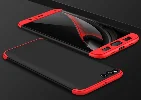 Xiaomi Mi 6 Kılıf 3 Parçalı 360 Tam Korumalı Rubber AYS Kapak  - Kırmızı