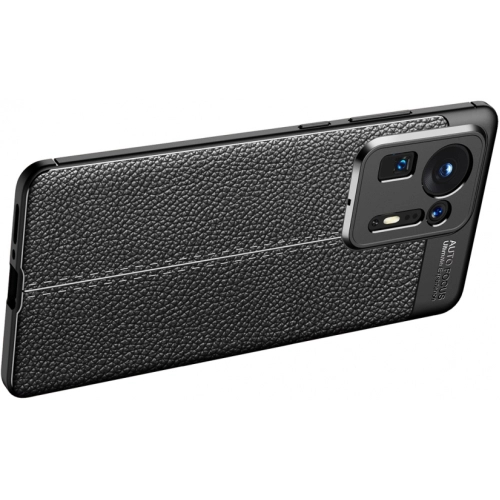 Xiaomi Mi Mix 4 5G Kılıf Deri Görünümlü Lüks Parmak İzi Bırakmaz Niss Silikon Kapak - Lacivert