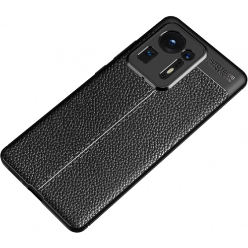 Xiaomi Mi Mix 4 5G Kılıf Deri Görünümlü Lüks Parmak İzi Bırakmaz Niss Silikon Kapak - Lacivert