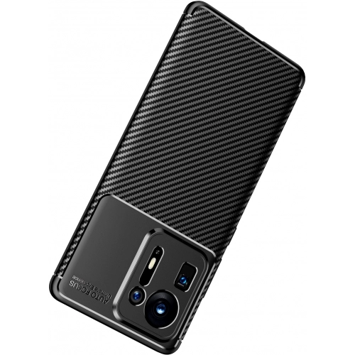 Xiaomi Mi Mix 4 5G Kılıf Silikon Parmak İzi Bırakmayan Karbon Soft Negro Kapak - Lacivert