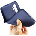 Xiaomi Mi Note 10 Lite Kılıf İnce Soft Mat Renkli Esnek Silikon Kapak - Saks Mavi