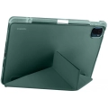 Xiaomi Mi Pad 5 Tablet Kılıfı Standlı Tri Folding Kalemlikli Silikon Smart Cover - Lacivert