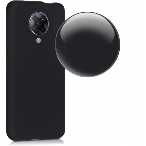 Xiaomi Poco F2 Pro Kılıf İnce Soft Mat Renkli Esnek Silikon Kapak - Mürdüm