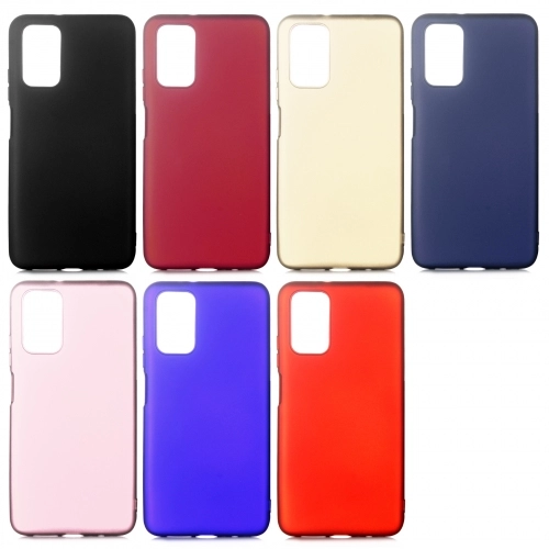 Xiaomi Poco M3 Kılıf İnce Soft Mat Renkli Esnek Silikon Kapak - Lacivert